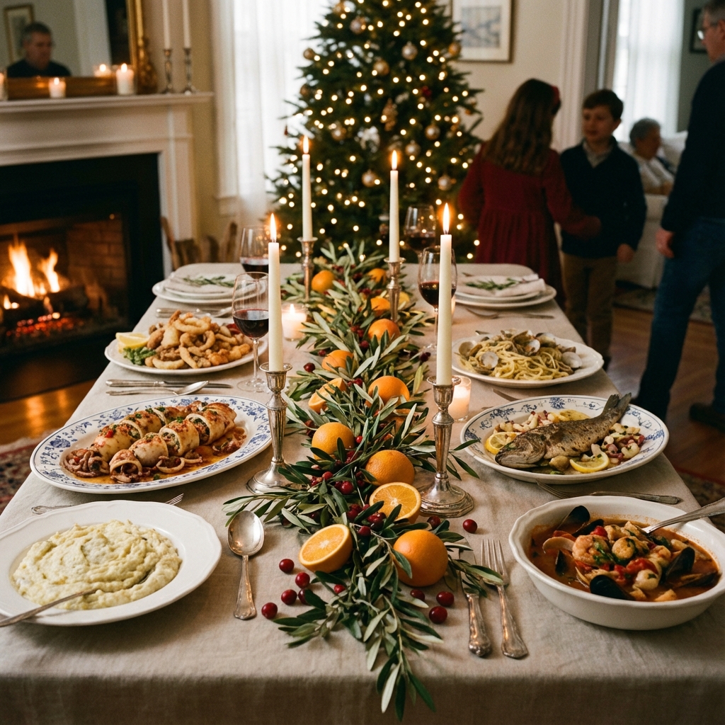 How to Host an Italian Christmas Eve: Simplified Feast of the Seven Fishes at Home
